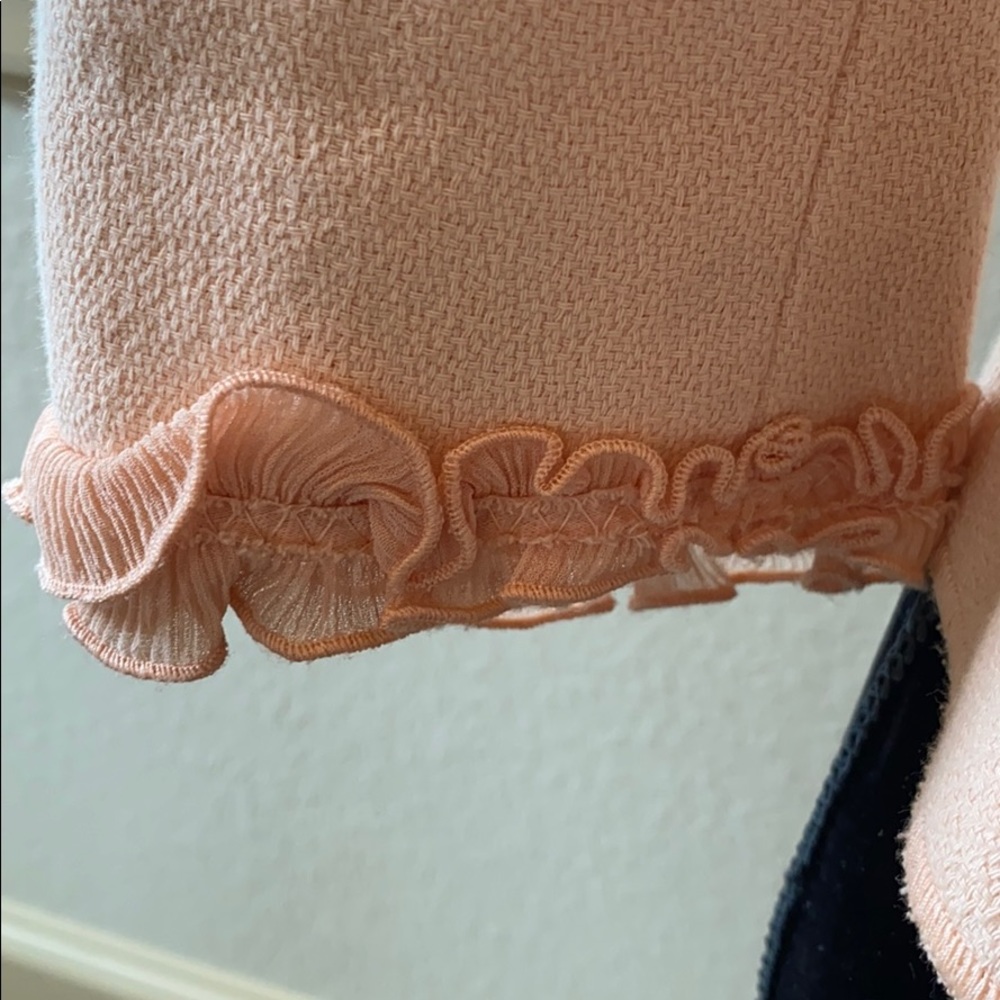 MOSCHINO Cheap and Chic Peach Button Front Vintage Jacket - Picture 4 of 8